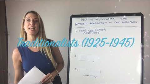 How to Motivate the Different Generations in the Workplace (Part 1-Traditionalists)