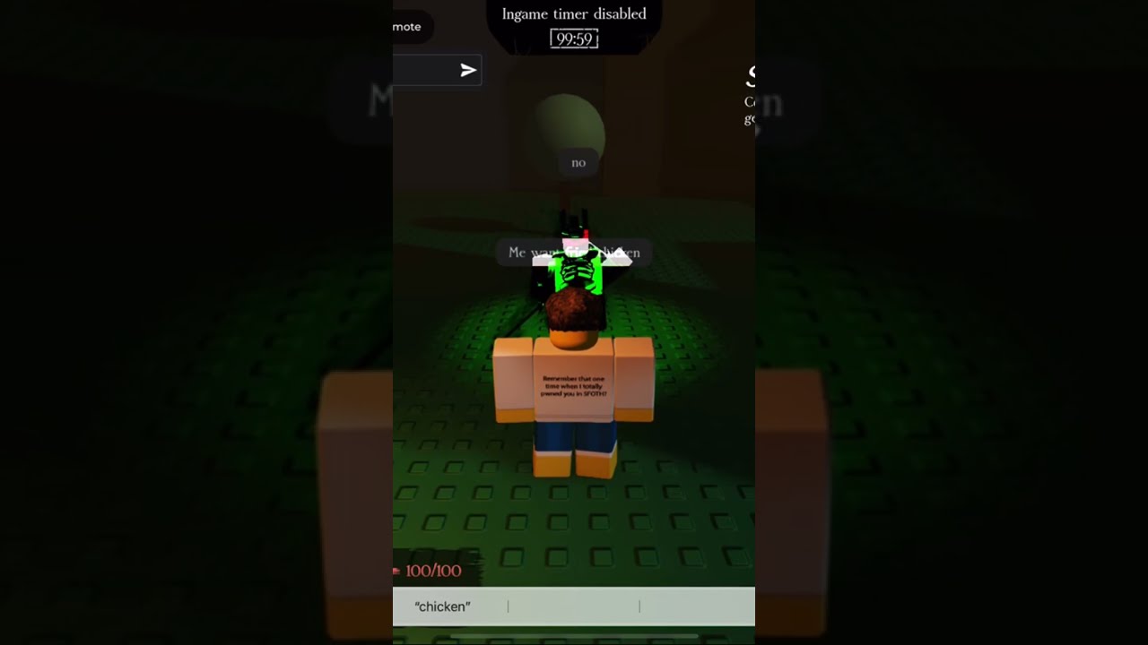 Shedletsky Wants Fried Chicken Forsaken