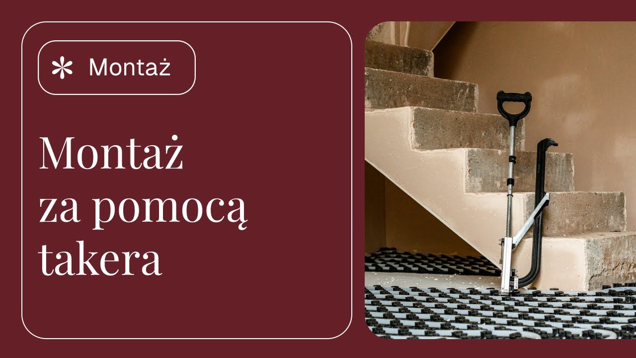 Ogrzewanie Podłogowe Taker Do Montażu Klipsów Do Podłogówki Ogrzewania Podłogowego Youtube