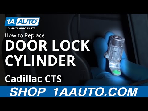 How to Replace Install Door Lock Cylinder 2006 Cadillac CTS