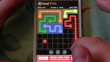 Flow - 8x8 Level 7 Walkthrough