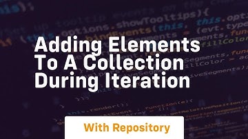 adding elements to a collection during iteration