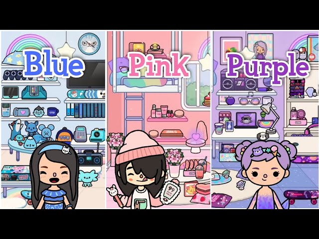 Toca Life World Purple Vs Pink 💝💜, Toca Boca, NecoLawPie, Real-Time   Video View Count