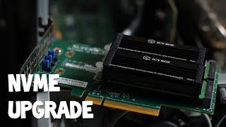 unRaid Server Cache Upgrade - NVME SSDs als unRaid Cache nutzen
