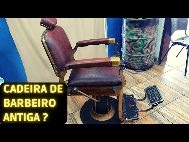 cadeira de barbeiro marri milão unboxing montagem e review 