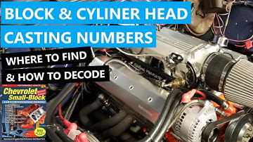 Block & Cylinder Head Casting Numbers | Where To Find & How To | Chevrolet Small-Block
