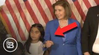 Internet ERUPTS When Pelosi Is Caught Shoving GOP Rep's Daughter in Photo Op