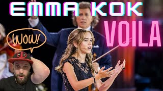 15 Year Old Emma Kok Sings Voilà – André Rieu, Maastricht 2023 Reaction