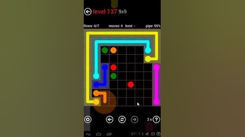 Flow Free - 9 x 9 Mania Level 137