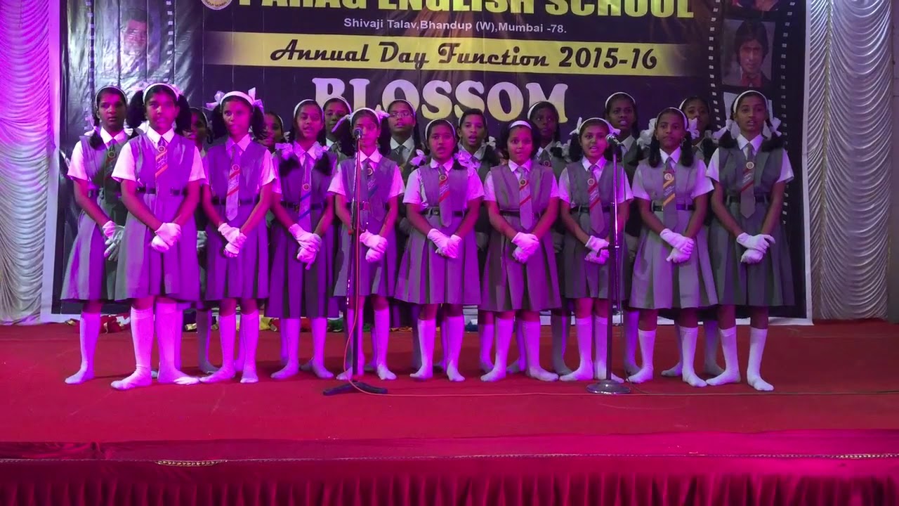 Parag English School annual day 2015-16(BLOSSOM) - YouTube