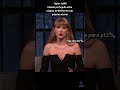 Taylor Swift falando em portugues sobre compra de suas músicas