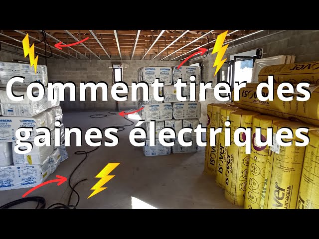 Comment passer les gaines électriques dans une maison neuve ? - Maisons MCA