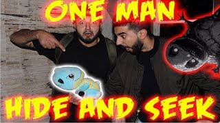 (CHASED OUT!!!!) ONE MAN HIDE AND SEEK IN HAUNTED HOUSE