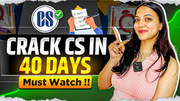 Last 40 DAYS STUDY STRATEGY for CS DEC 2025 attempt 📚 | Neha Patel