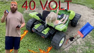 DIY Black and Decker 40V Power Wheels Adapter #powerwheels