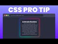 Learn CSS Border Animations in 6 Minutes