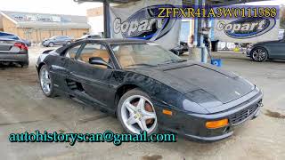 ZFFXR41A3W0111588 Ferrari F355 1998