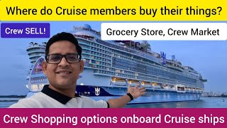 Cruise Ship Crew Shopping Areas Onboard ICON OF THE SEAS| Royal Caribbean International