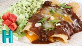 How to Make Tex-Mex Chili Cheese Enchiladas | Hilah Cooking