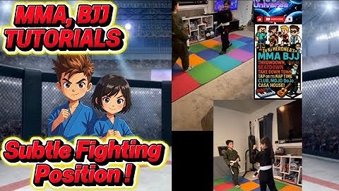 Subtle Fighting Position, Looks Normal, Non-Threatening…but it’s pure Self Defense🛡️ #mma #bjj 