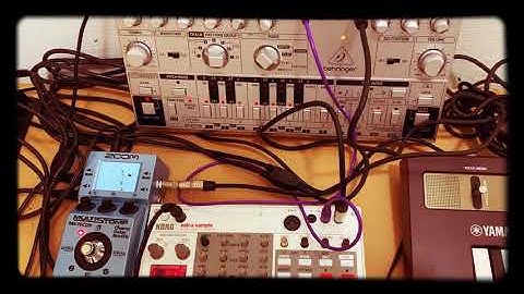 behringer TD-3, KORG volca sample, ZOOM MS-70CDR ; Session 5