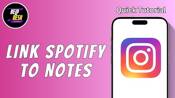 HOW TO LINK SPOTIFY TO INSTAGRAM NOTES