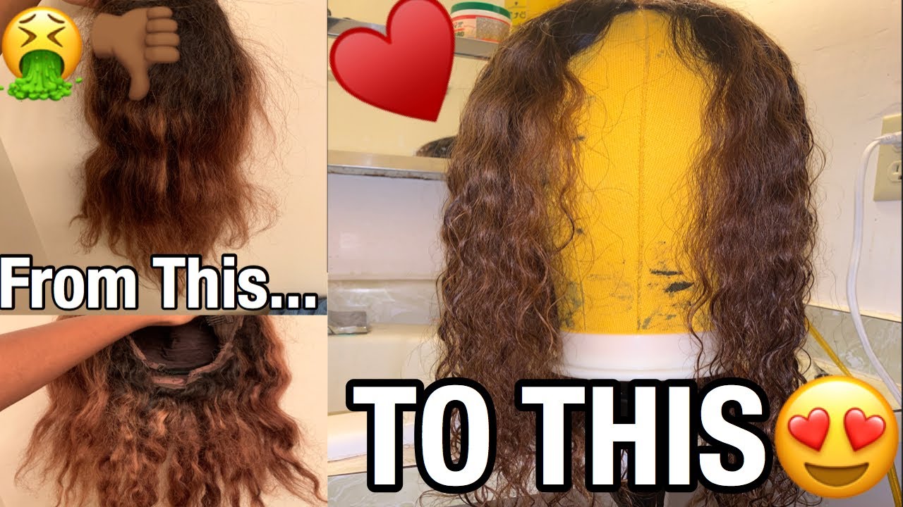 Bringing Curly Wig Back To Life Boiling Water Method FT Premier Lace Bringing Curly Wig Back To Life Boiling Water Method FT Premier Lace