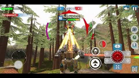 Mech Wars Battle in JUNGLE