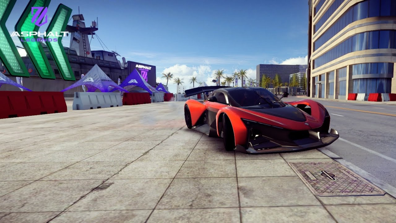 Asphalt Legends:Test drive for Zenvo Aurora Agil on DS13