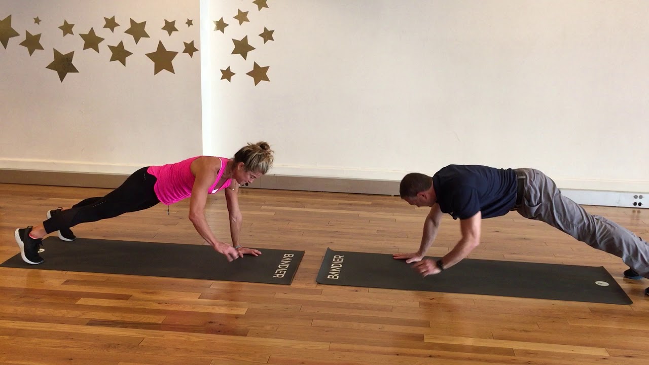 Holly Rilinger Workout Routine Dr Duke & Holly Rilinger demo core exercise: 'Grab the Water Bottle ...