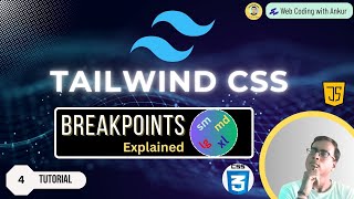 Tailwind CSS Tutorial Hindi #4 Tailwind CSS Breakpoints Explained with Examples (Hindi)