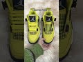 Air jordan 4 tour yellow real vs fakecan you see the difference where is it