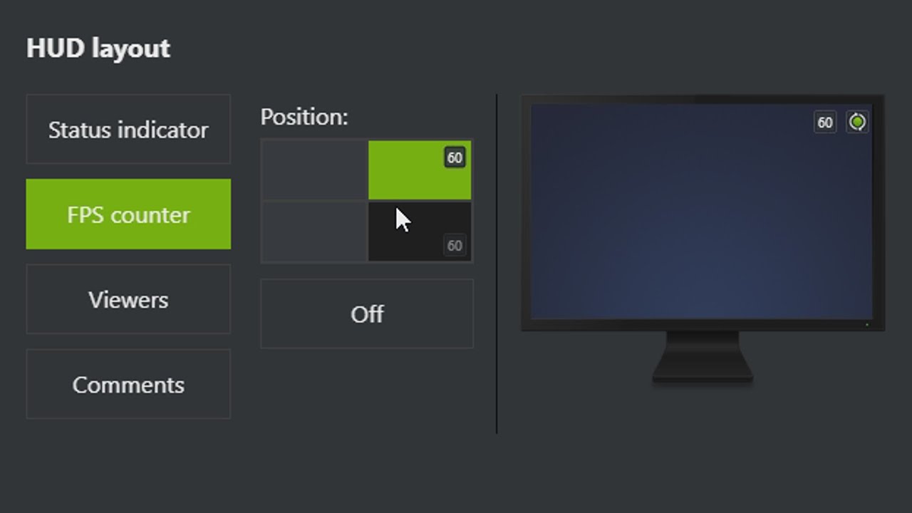 How To Enable Fps Counter With Nvidia Geforce Experience Youtube