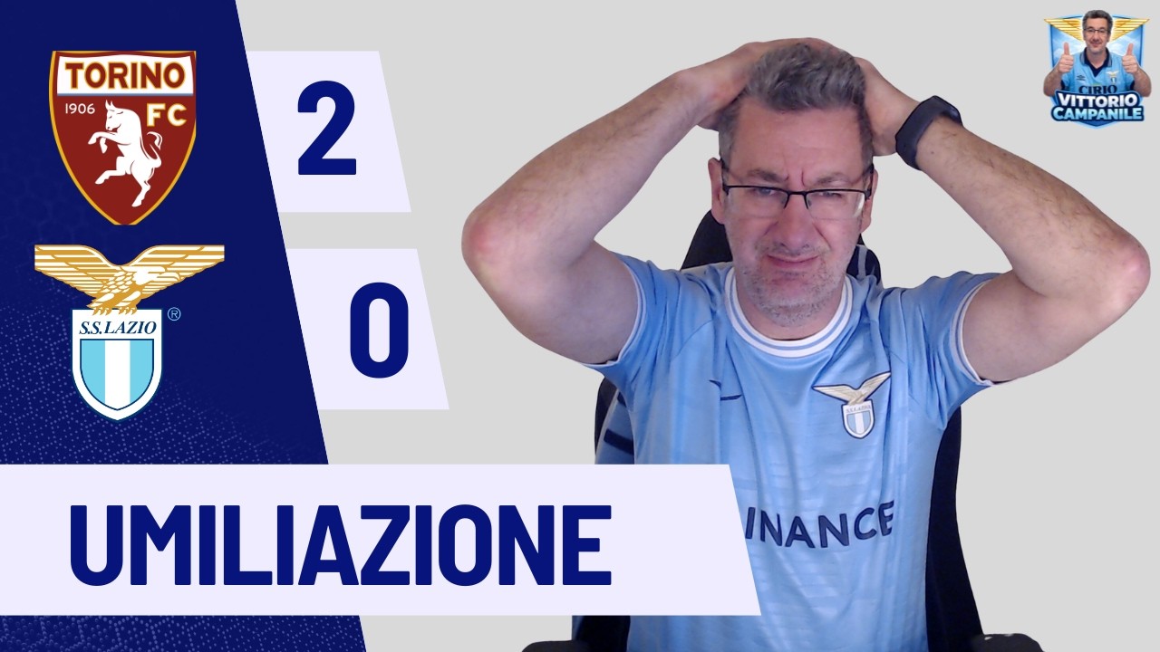 Torino-Lazio 2-0 altra umiliazione 