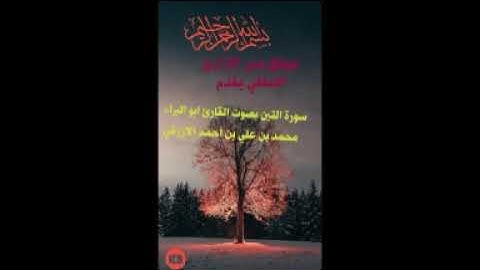 موقع منبر الأزارق السلفي يقدم سورة التين بصوت القارئ ابو البراء محمد بن علي بن احمد الازرقي