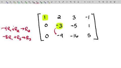 Linear Equations in Linear Algebra - Row Reduction and Echelon Forms - Echelon Forms