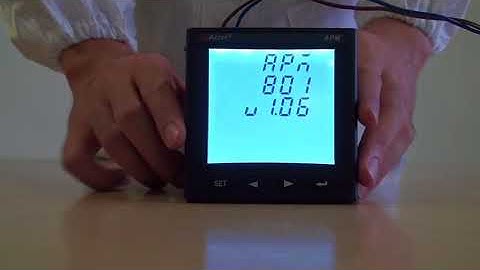 ethernet modbus tcp RJ45 port power quality analysis modbus RS485 multifunction meter APM801