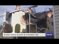 Several people injured after apartment fire in North Spokane