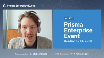 Soren Bramer Schmidt— Speaking at the Prisma Enterprise Event, March 25th