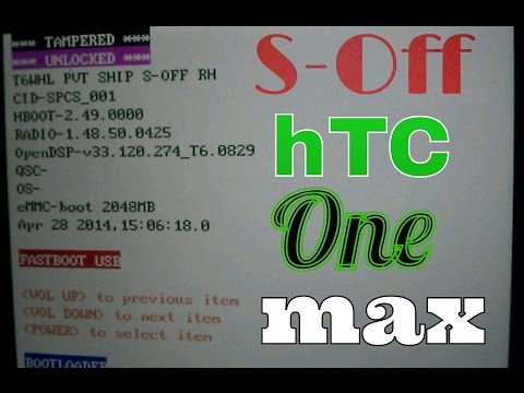 S-OFF HTC One max with Firewater