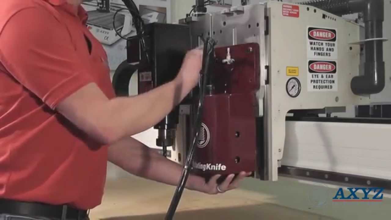 AXYZ Change Tools - Spindle to Oscillating Knife