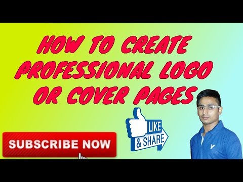 How to create || professional || cover page || and || thumbnail ||, || logo|| in your smartphone