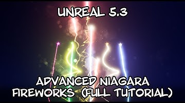 Unreal 5.3 - Advanced Fireworks system in Niagara. Chapter 2: Trails and flares!