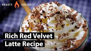 Rich Red Velvet Latte Recipe