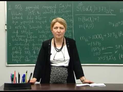 ამოცანების ამოხსნა ხსნადობის კოეფიციენტის გამოყენებით