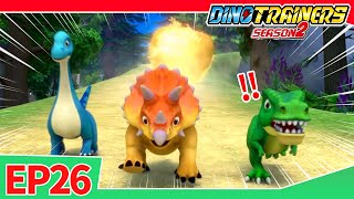 ⭐New⭐Dino Trainers Season 2 | EP26 Battle for the Badges | Dinosaurs for Kids | Toys Robot Cartoon