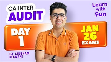 Day 1 CA Inter Audit Jan/May