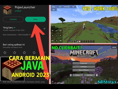 Cara Bermain Minecraft Java 2023 Versi POJAV LAUNCHER - Pojav Launcher
