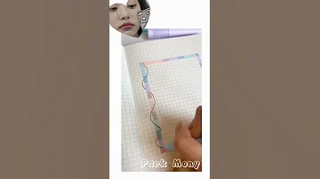 كيفية تزيين اول صفحه من الدفتر بطريقه كيوت 