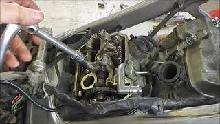 Honda NTV650 Revere Part 7 - Removing The Rear Cylinder Head